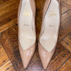 Nude Christian Louboutin shoes